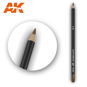 AK10028 Watercolor Pencil Earth Brown Weathering Pencil Mworkshop 