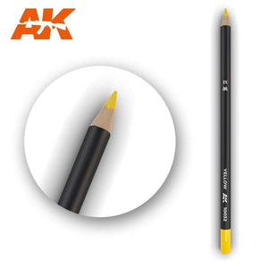AK10032 Watercolor Pencil Yellow Weathering Pencil Mworkshop 
