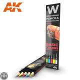 AK10045 Watercolor Pencil Set Basics Weathering Pencil Mworkshop