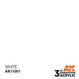 AK11001 White 17ml Acrylics 3rd Generation AK Interactive 