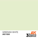 AK11005 Greenish White 17ml Acrylics 3rd Generation AK Interactive 