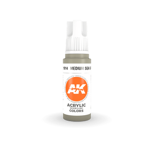 AK11014 Medium Sea Grey 17ml Acrylics 3rd Generation AK Interactive 