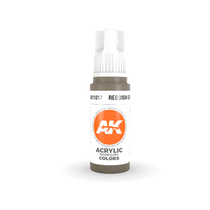 AK11017 Reddish Grey 17ml Acrylics 3rd Generation AK Interactive 