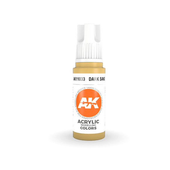 AK11033 Dark Sand 17ml Acrylics 3rd Generation AK Interactive 