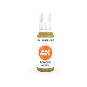 AK11040 Sahara Yellow 17ml Acrylics 3rd Generation AK Interactive 