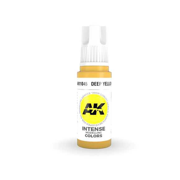 AK11045 Deep Yellow 17ml Acrylics 3rd Generation AK Interactive 