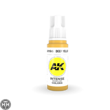 AK11045 Deep Yellow 17ml Acrylics 3rd Generation AK Interactive 