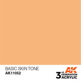 AK11052 Basic Skin Tone 17ml Acrylics 3rd Generation AK Interactive 