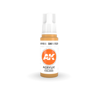 AK11056 Dark Flesh 17ml Acrylics 3rd Generation AK Interactive 