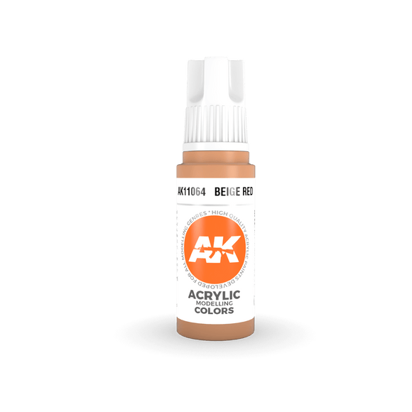 AK11064 Beige Red 17ml Acrylics 3rd Generation AK Interactive 