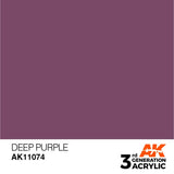 AK11074 Deep Purple 17ml Acrylics 3rd Generation AK Interactive 