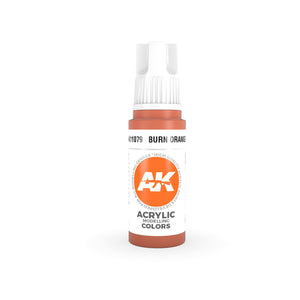 AK11079 Burn Orange 17ml Acrylics 3rd Generation AK Interactive 