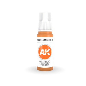 AK11082 Luminous Orange 17ml Acrylics 3rd Generation AK Interactive 