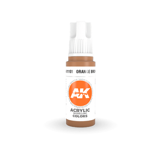 AK11101 Orange Brown 17ml Acrylics 3rd Generation AK Interactive 