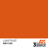 AK11105 Light Rust 17ml Acrylics 3rd Generation AK Interactive 