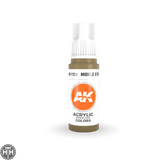 AK11124 Middle Stone 17ml Acrylics 3rd Generation AK Interactive 