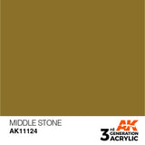 AK11124 Middle Stone 17ml Acrylics 3rd Generation AK Interactive 