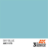 AK11175 Sky Blue 17ml Acrylics 3rd Generation AK Interactive 