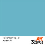 AK11176 Deep Sky Blue 17ml Acrylics 3rd Generation AK Interactive 