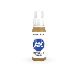 AK11191 Gold 17ml Acrylics 3rd Generation AK Interactive 