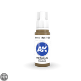 AK11193 Rusty Gold 17ml Acrylics 3rd Generation AK Interactive 