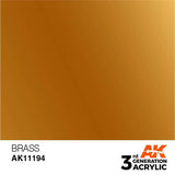 AK11194 Brass 17ml Acrylics 3rd Generation AK Interactive 