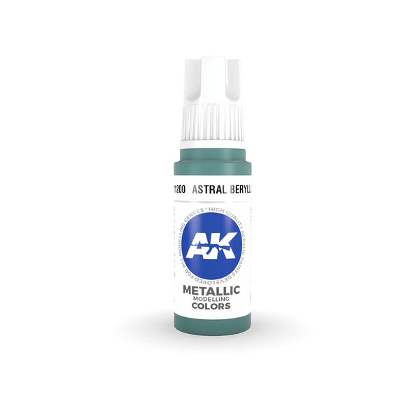 AK11200 Astral Beryllium 17ml Acrylics 3rd Generation AK Interactive 