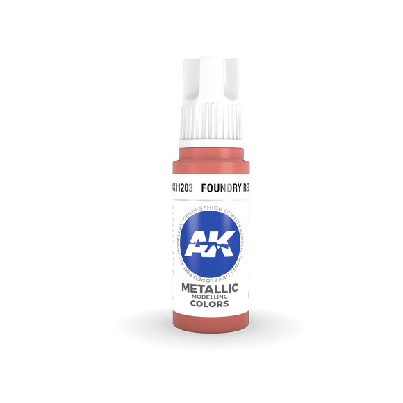 AK11203 Foundry Red 17ml Acrylics 3rd Generation AK Interactive 