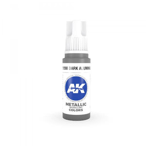 AK11208 Dark Aluminium 17ml Acrylics 3rd Generation AK Interactive 