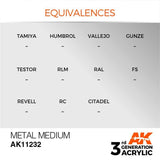 AK11232 Metal Medium 17ml Auxiliary AK Interactive 
