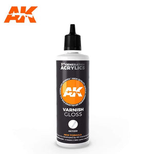 AK11239 Gloss Varnish 100 ml 3rd Generation Varnish AK Interactive