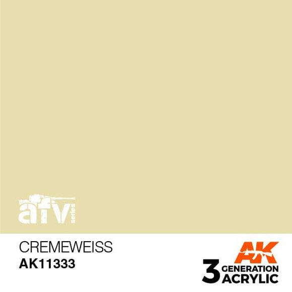 AK11333 Cremeweiss Acrylics 3rd Generation - AFV AK Interactive 