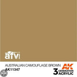 AK11347 Australian Camouflage Brown Acrylics 3rd Generation - AFV AK Interactive 