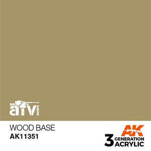 AK11351 Wood Base Acrylics 3rd Generation - AFV AK Interactive 