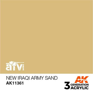 AK11361 New Iraqi Army Sand Acrylics 3rd Generation - AFV AK Interactive 