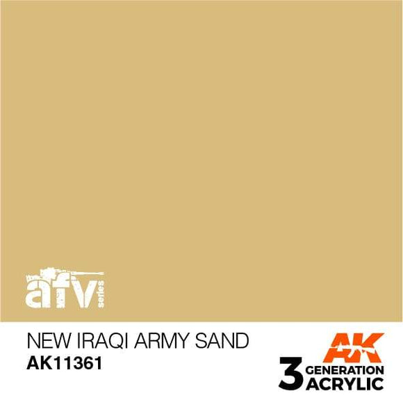 AK11361 New Iraqi Army Sand Acrylics 3rd Generation - AFV AK Interactive 