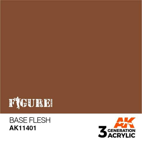 AK11401 Base Flesh Acrylics 3rd Generation - FIGURE AK Interactive 