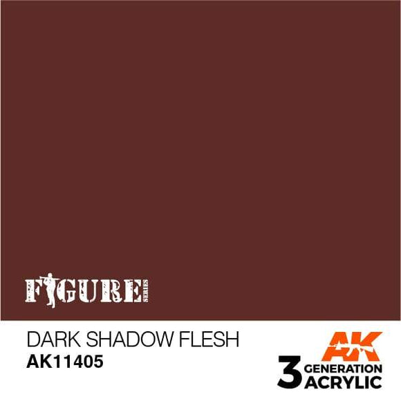 AK11405 Dark Shadow Flesh Acrylics 3rd Generation - FIGURE AK Interactive 