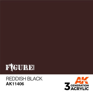 AK11406 Reddish Black Acrylics 3rd Generation - FIGURE AK Interactive 