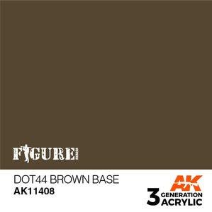 AK11408 Dot44 Brown Base Acrylics 3rd Generation - FIGURE AK Interactive 