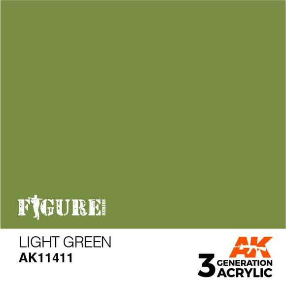 AK11411 Light Green Acrylics 3rd Generation - FIGURE AK Interactive 