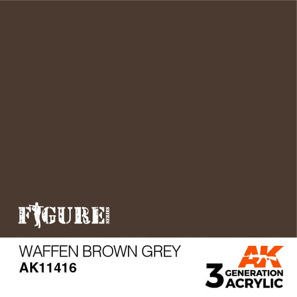 AK11416 Waffen Brown Grey Acrylics 3rd Generation - FIGURE AK Interactive 