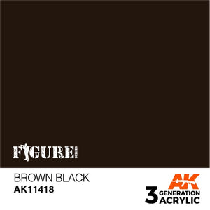 AK11418 Brown Black Acrylics 3rd Generation - FIGURE AK Interactive 