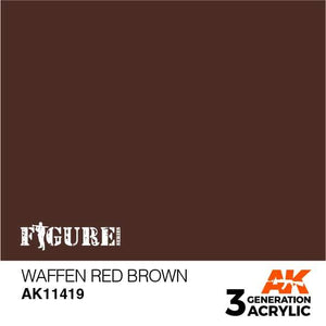 AK11419 Waffen Red Brown Acrylics 3rd Generation - FIGURE AK Interactive 