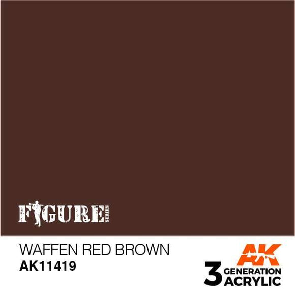 AK11419 Waffen Red Brown Acrylics 3rd Generation - FIGURE AK Interactive 