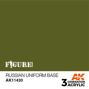 AK11430 Russian Uniform Base Acrylics 3rd Generation - FIGURE AK Interactive 