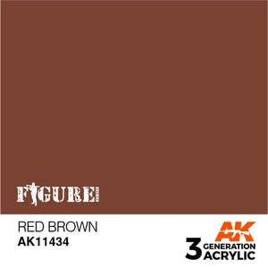 AK11434 Red Brown Acrylics 3rd Generation - FIGURE AK Interactive 