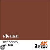 AK11434 Red Brown Acrylics 3rd Generation - FIGURE AK Interactive 