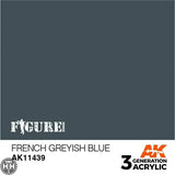 AK11439 French Greyish Blue Acrylics 3rd Generation - FIGURE AK Interactive 