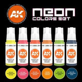 AK11610 NEON COLORS SET Acrylics 3rd Generation Sets AK Interactive 